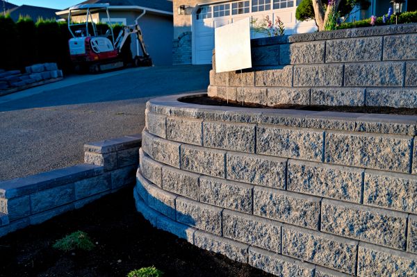Stone Retaining Wall Repair in Lehi