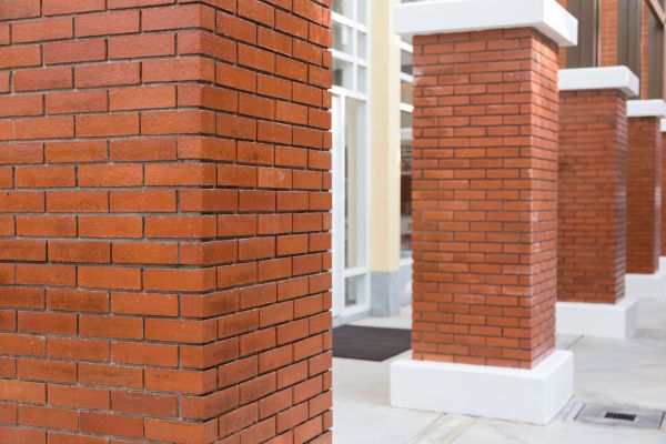 Brick Column Installation in Lehi