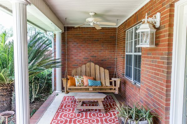 Porch Brick Repair in Lehi