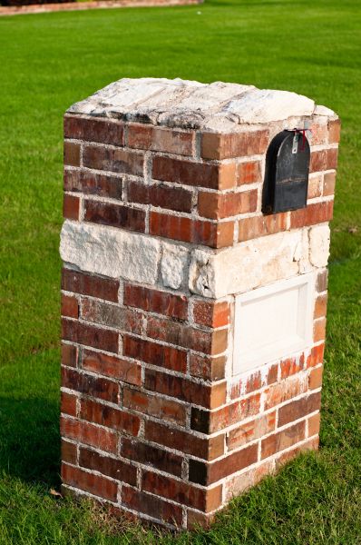Brick Mailbox Installation in Lehi